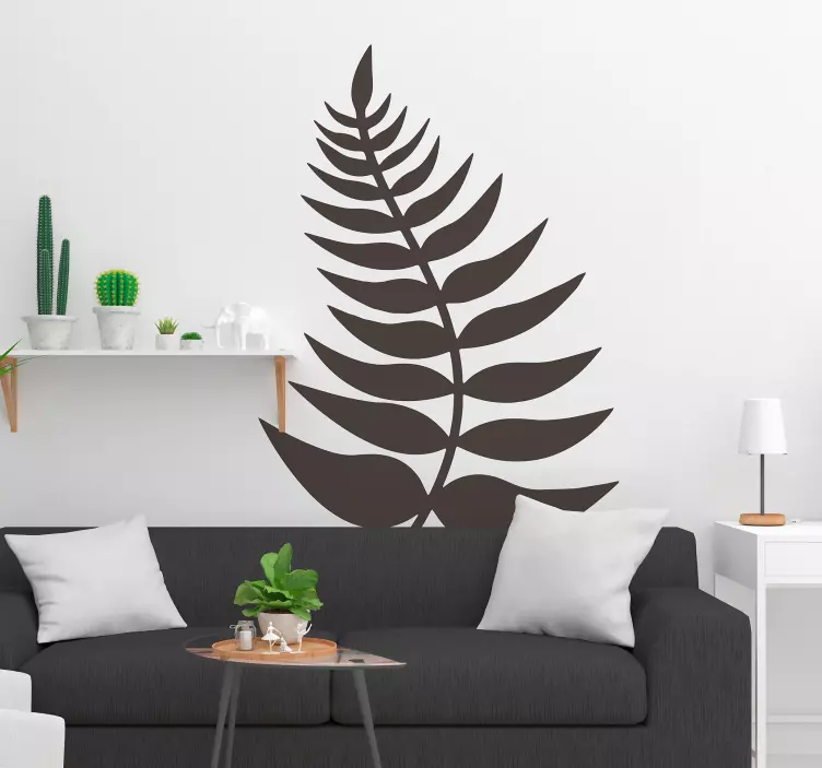 New Zealand Fern Leaf  Wall Sticker - TenStickers