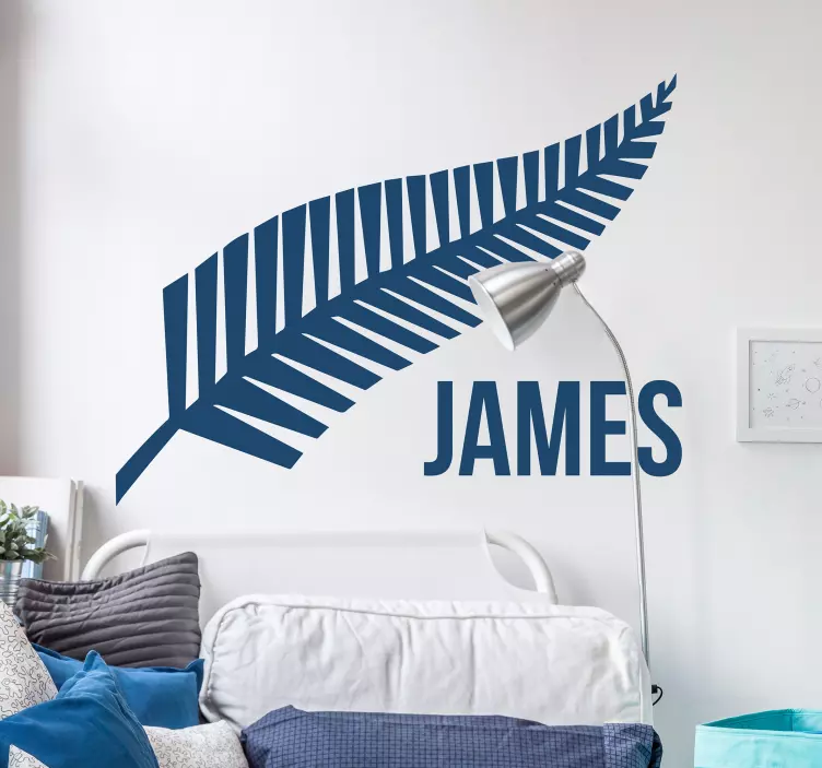 New Zealand Fern Leaf Wall Sticker - TenStickers