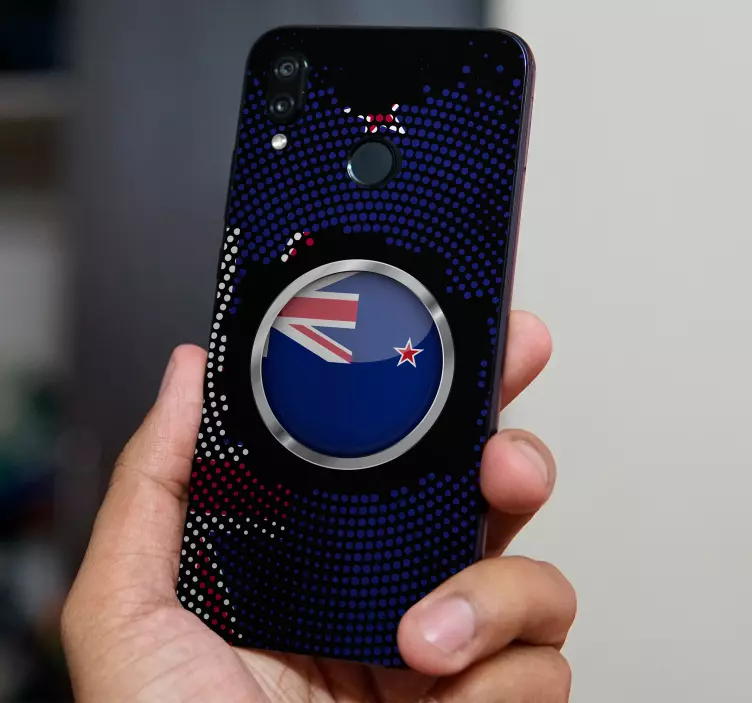 New Zealand flag huawei Wall Mural decal - TenStickers