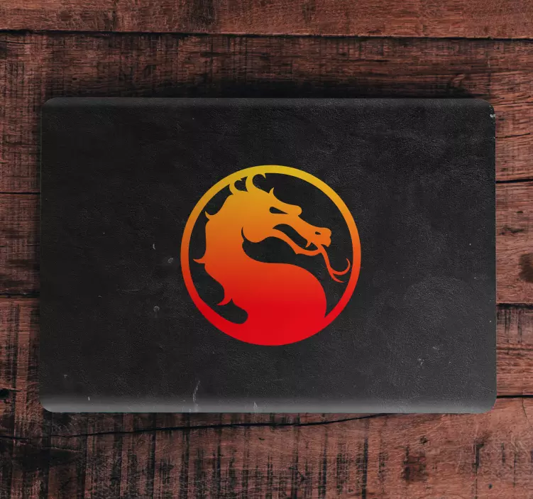 Ninja dragon design laptop skins - TenStickers