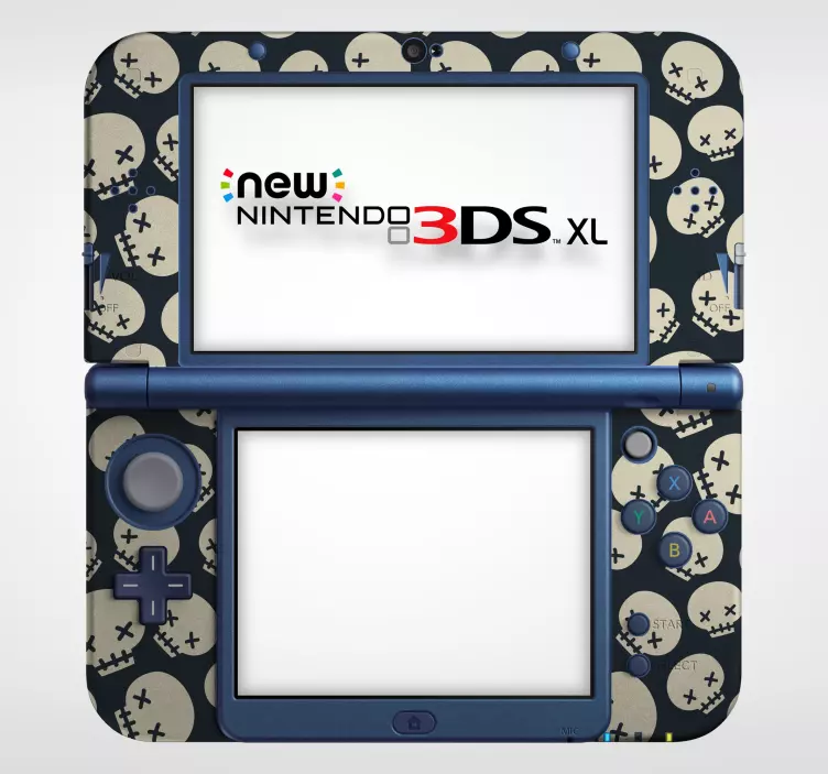 Nintendo sticker stylish skull pattern for devices - TenStickers