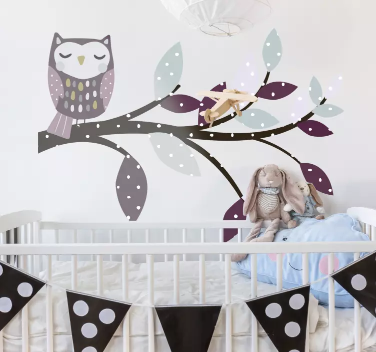 Nordic style animal children's bird sticker - TenStickers