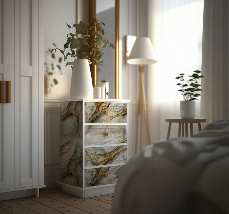 Normandy marble furniture decal   - TenStickers