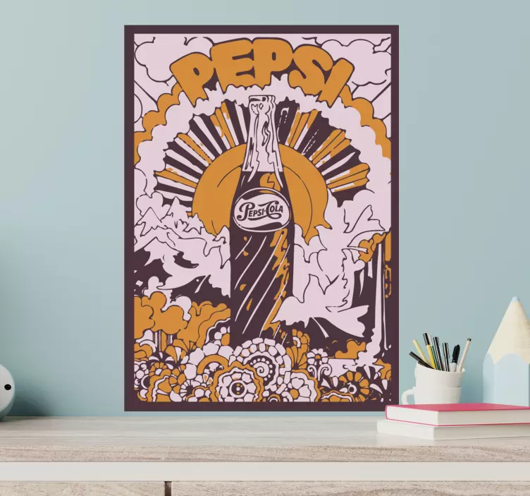 Object sticker vintage soda art - TenStickers