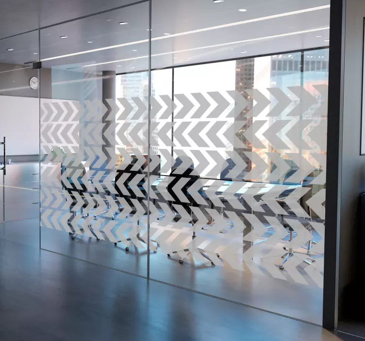 Office arrows shape sticker - TenStickers