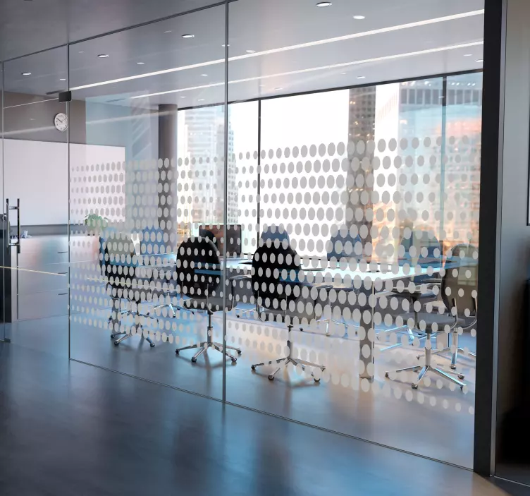 Office Space circle sticker - TenStickers