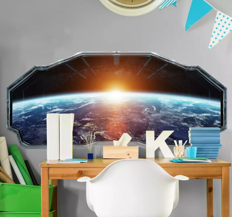 Optical effect space sight visual effects decal - TenStickers