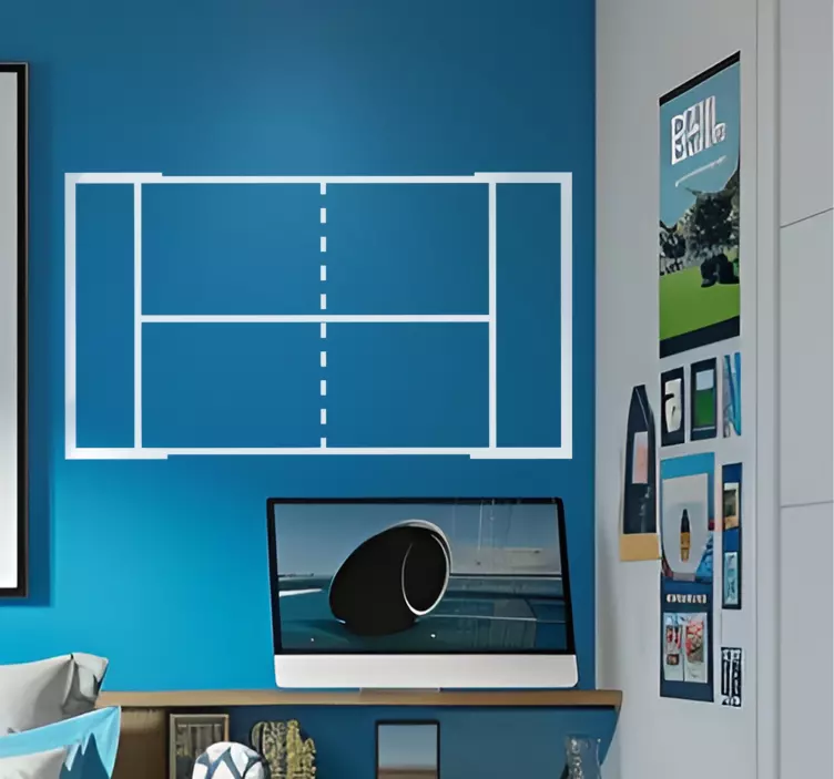 paddle court wall decor - TenStickers