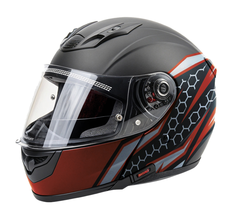 Personalised racing design motorcycle sticker - TenStickers