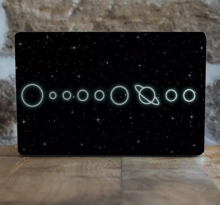 Planetary Orbit Design laptop skin - TenStickers