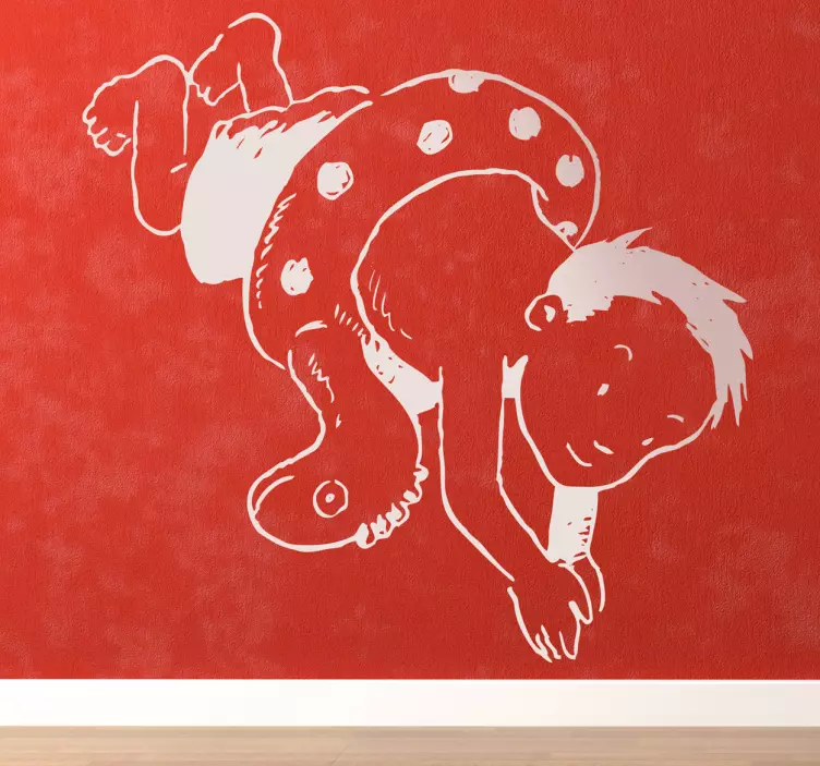 Playful Child Design kid's sticker - TenStickers