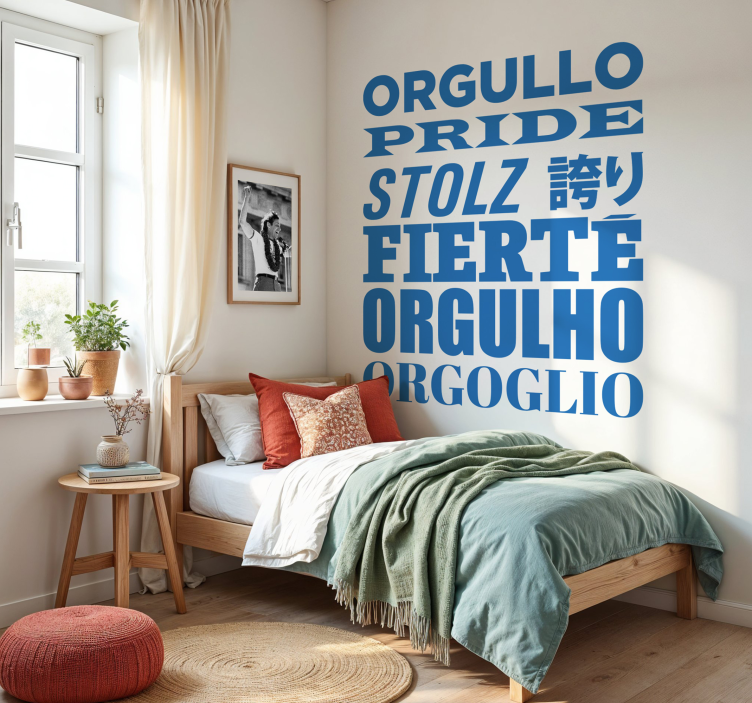 Pride words politics stickers - TenStickers