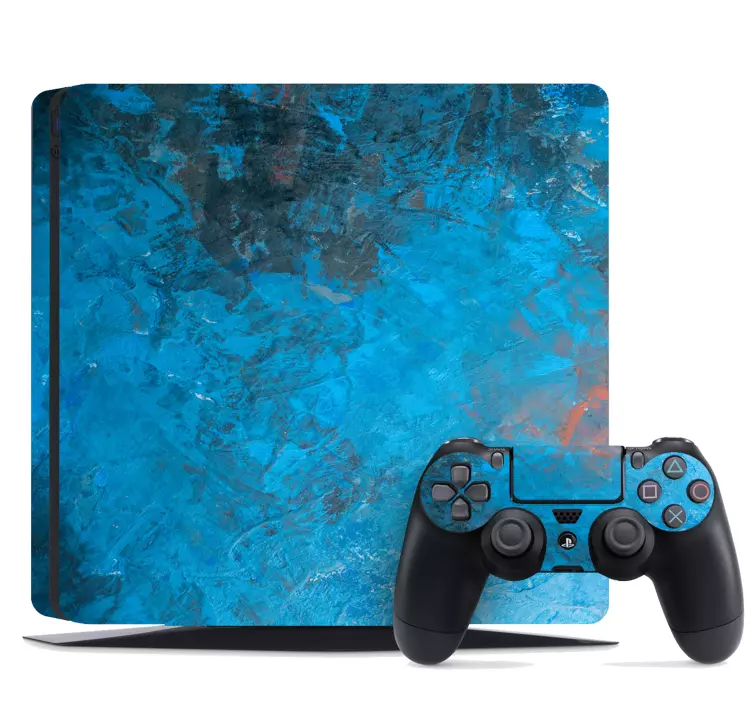 PS4 shining ice PS4 stickers - TenStickers
