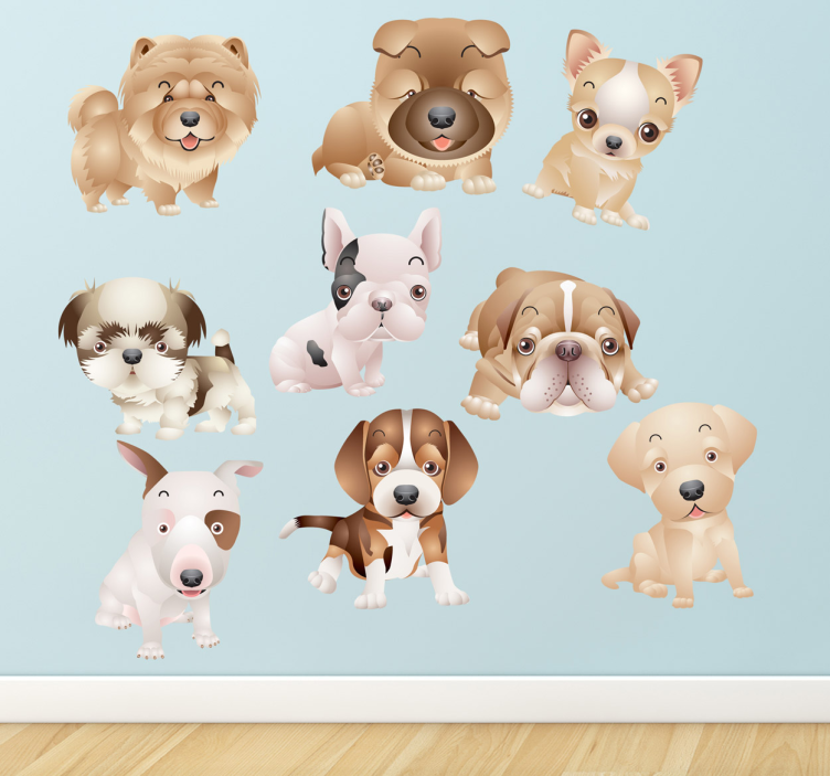 Puppy Sticker Collection - TenStickers