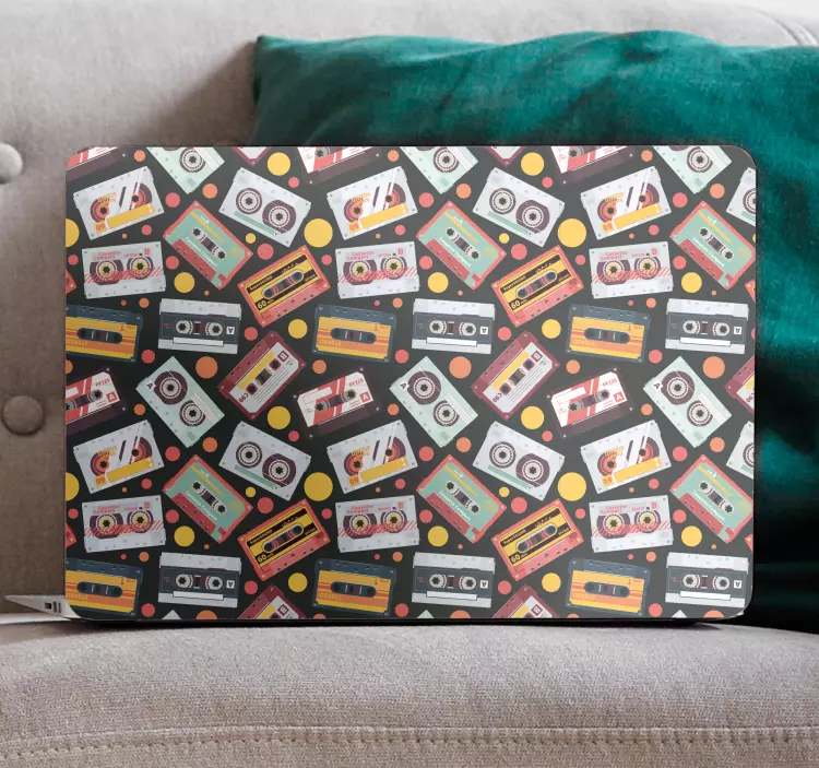 Retro Cassette Concept laptop skin - TenStickers