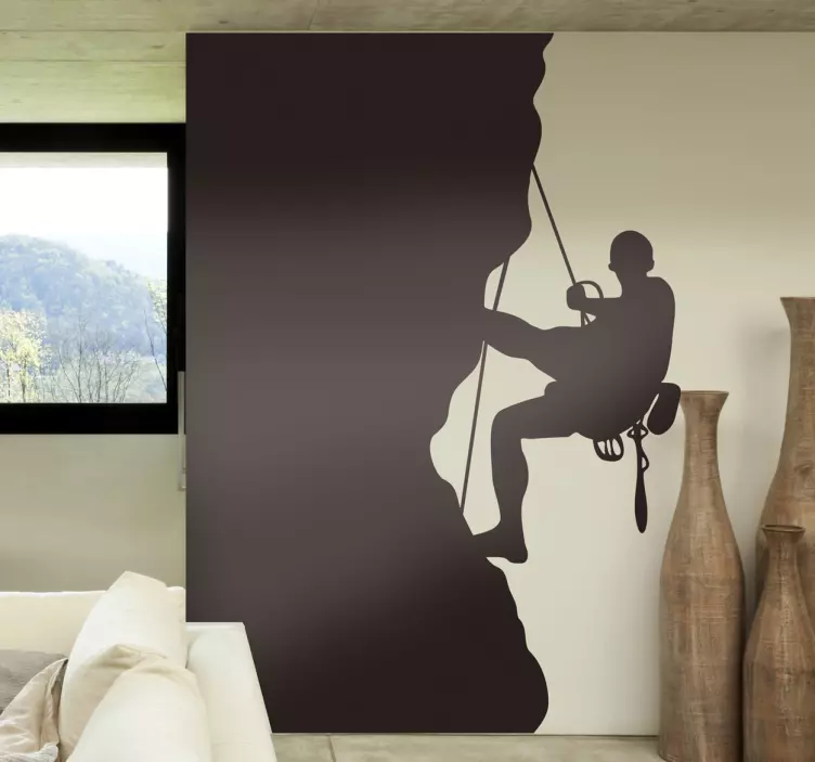 Rock Climbing Wall Sticker - TenStickers