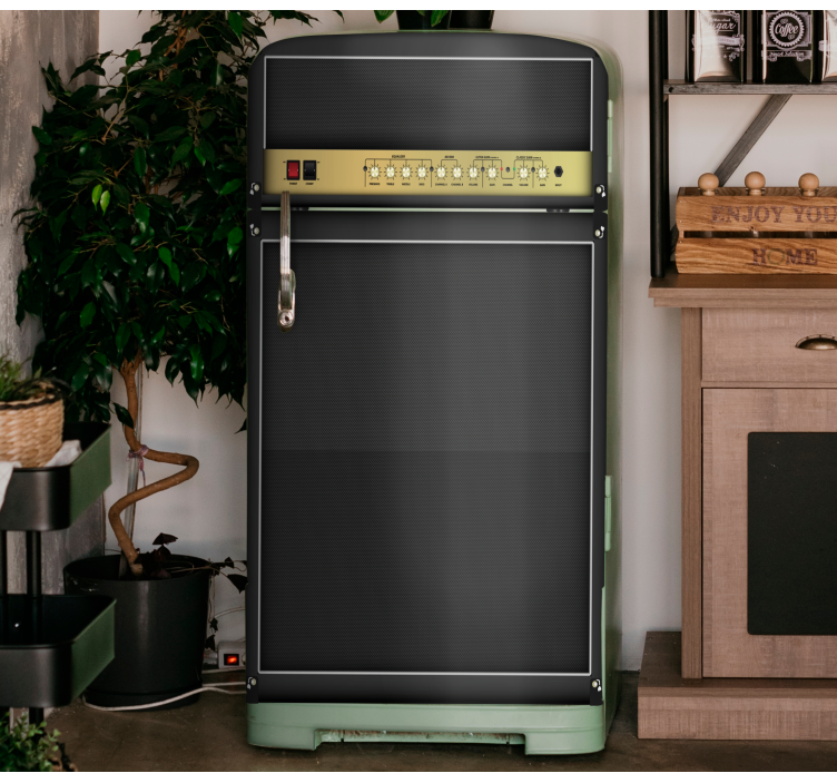 Rock guitar amplifier  fridge decal - TenStickers