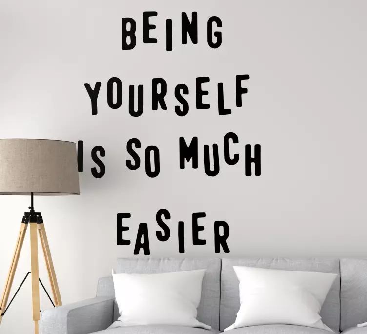 Self love message wall stickers quotes - TenStickers