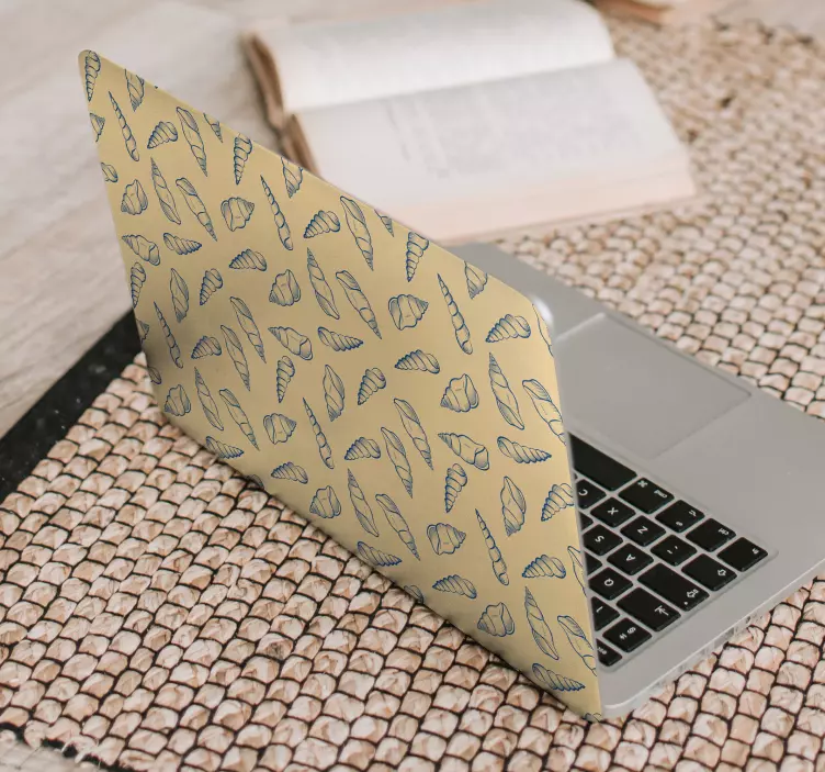 Shell Inspired Cover laptop skin - TenStickers