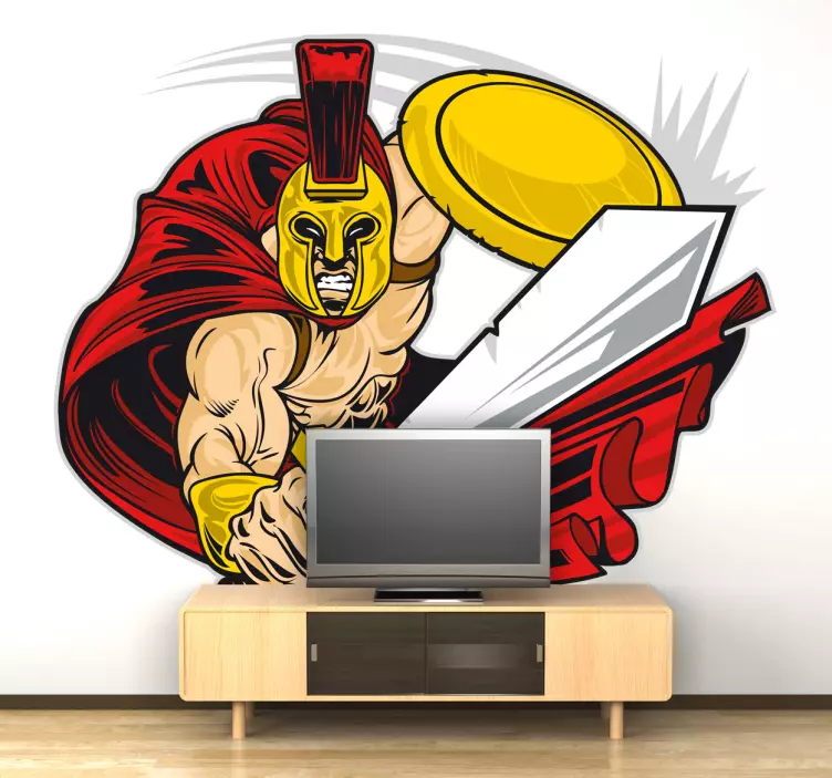 Spartan Decorative Sticker - TenStickers
