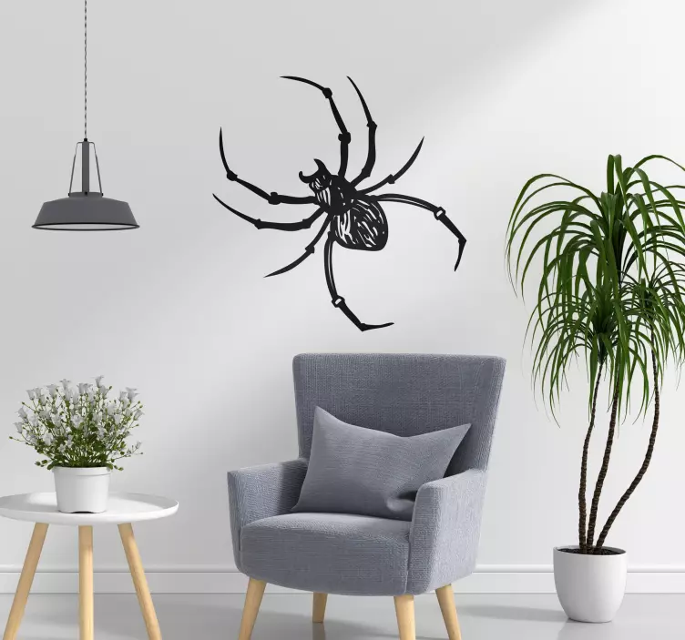 Spider Animal Wall Sticker - TenStickers