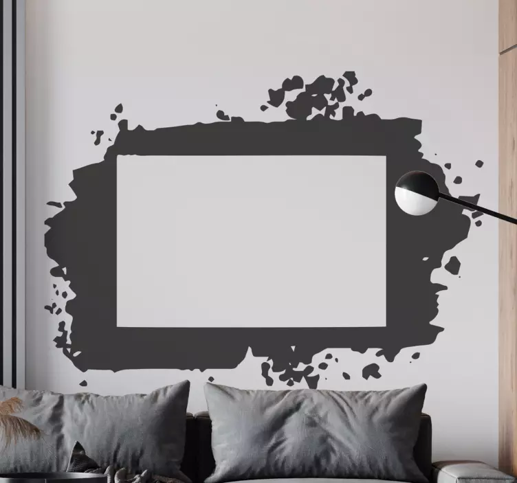 Splash frames picture frame stickers - TenStickers