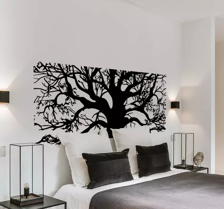 Square Tree Wall Decal - TenStickers
