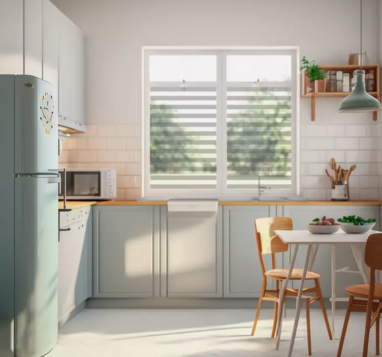 Translucent stripe sheet window sticker - TenStickers