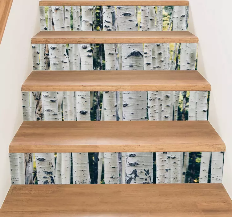 Tree Branches Stairs Decal - TenStickers
