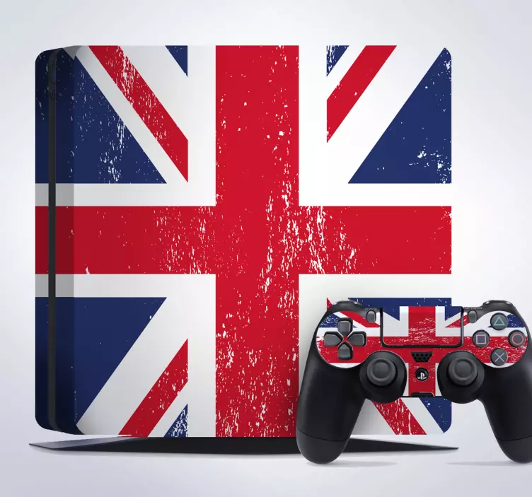 United Kingdom union jack design ps4 skin - TenStickers