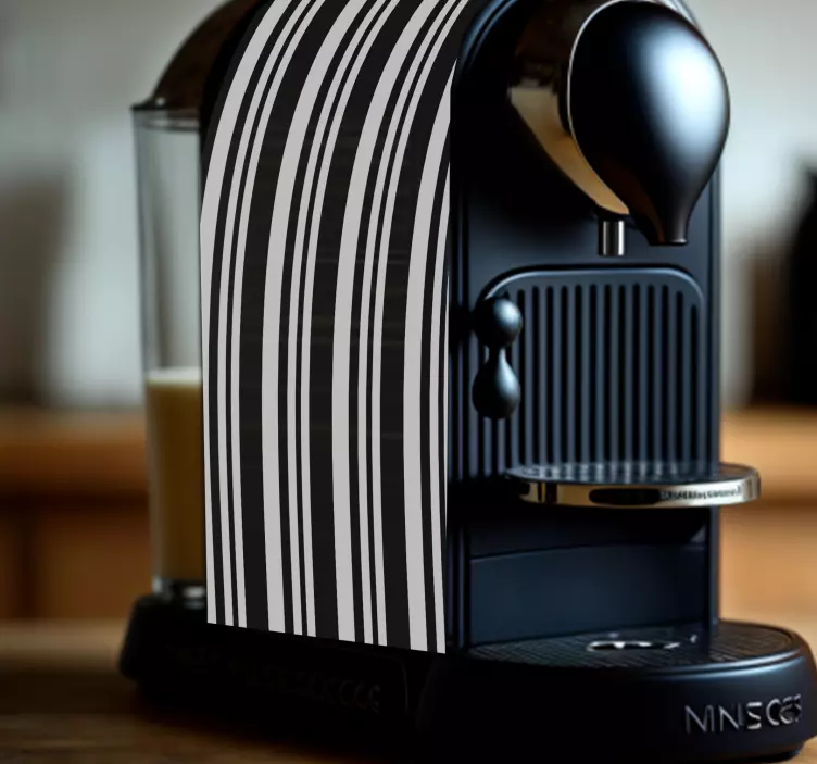 Vertical lines appliance sticker - TenStickers