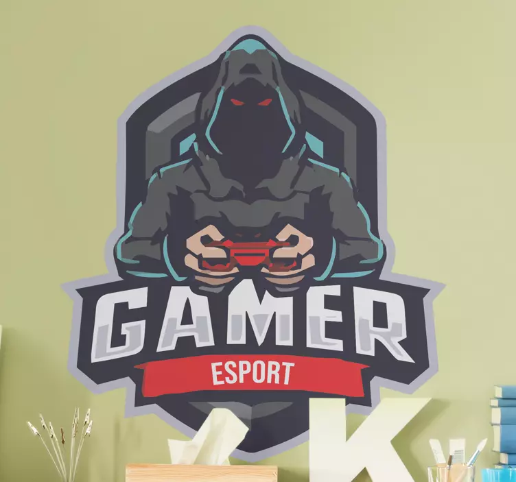 Video game sticker gamer esport badge - TenStickers