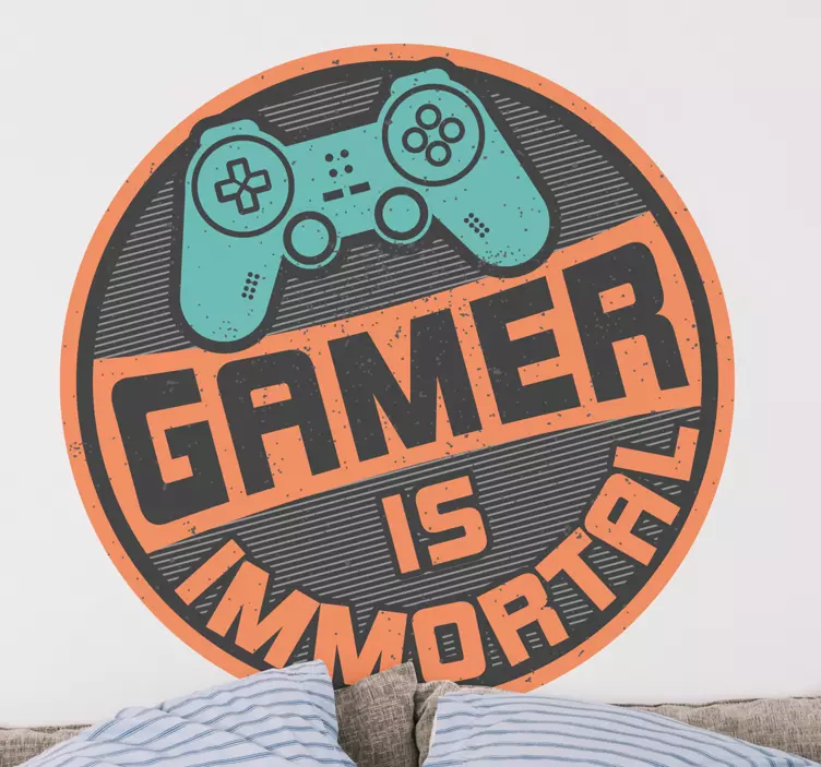 Video game sticker gamer immortal emblem - TenStickers