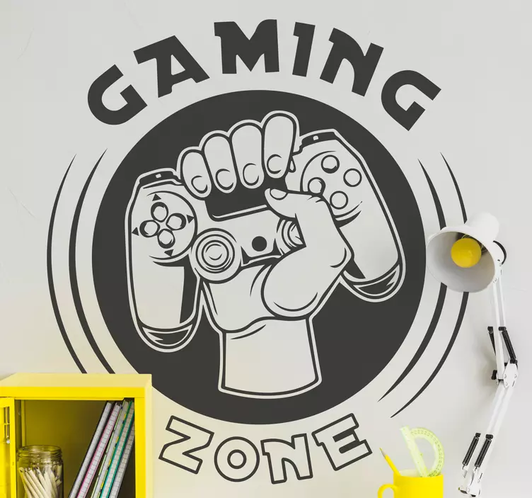 Video game sticker gaming controller emblem - TenStickers