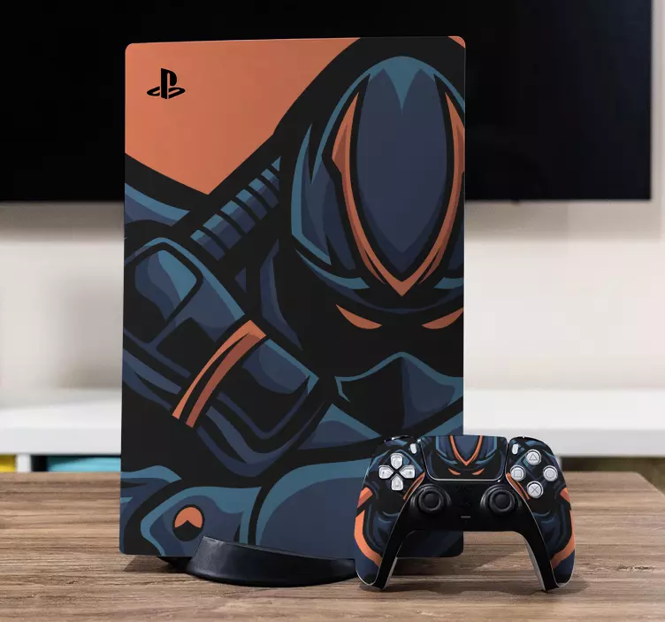 Video game sticker ninja warrior theme - TenStickers