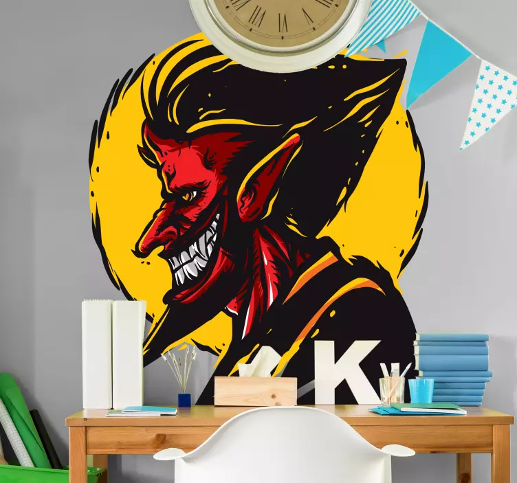 Villain Character Profile video game sticker - TenStickers