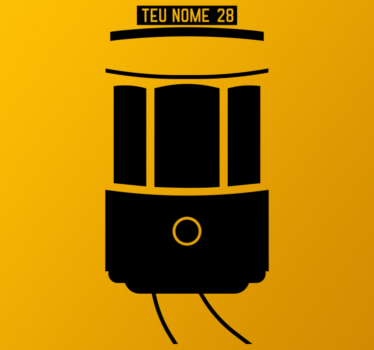 Vinil personalizável eléctrico de Lisboa country Sticker - TenStickers