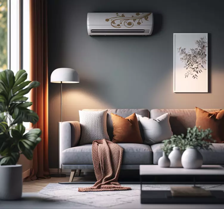  vintage air conditioning sticker - TenStickers