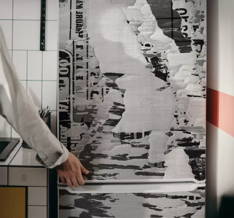 Vintage magazine fridge sticker - TenStickers