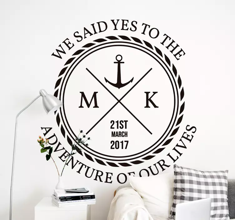 Vintage sailor wall sticker - TenStickers