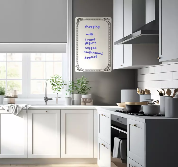 Vintage whiteboard sticker - TenStickers