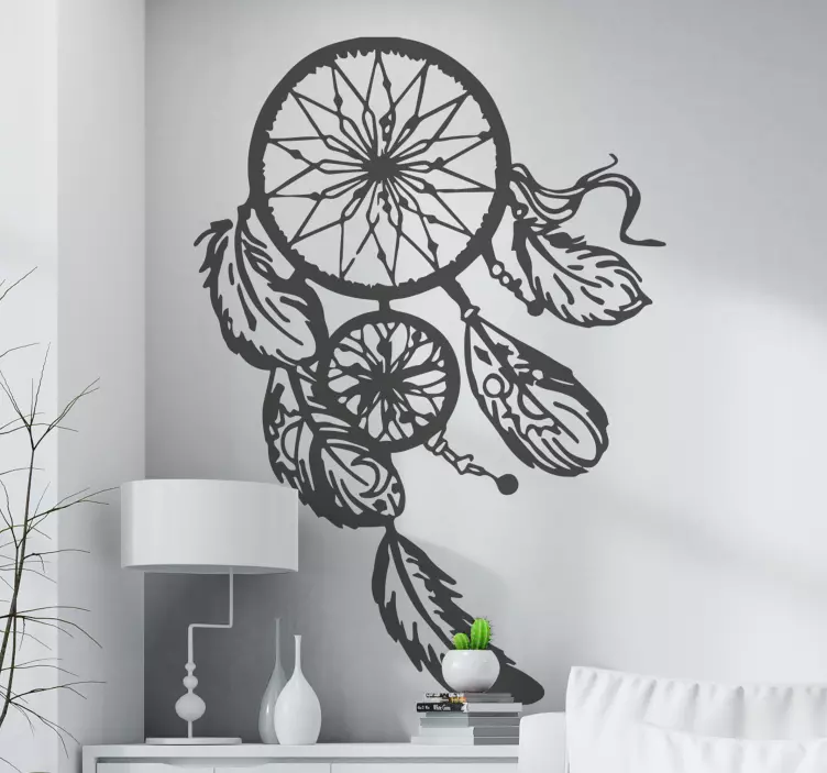 Windy dream catcher object sticker - TenStickers
