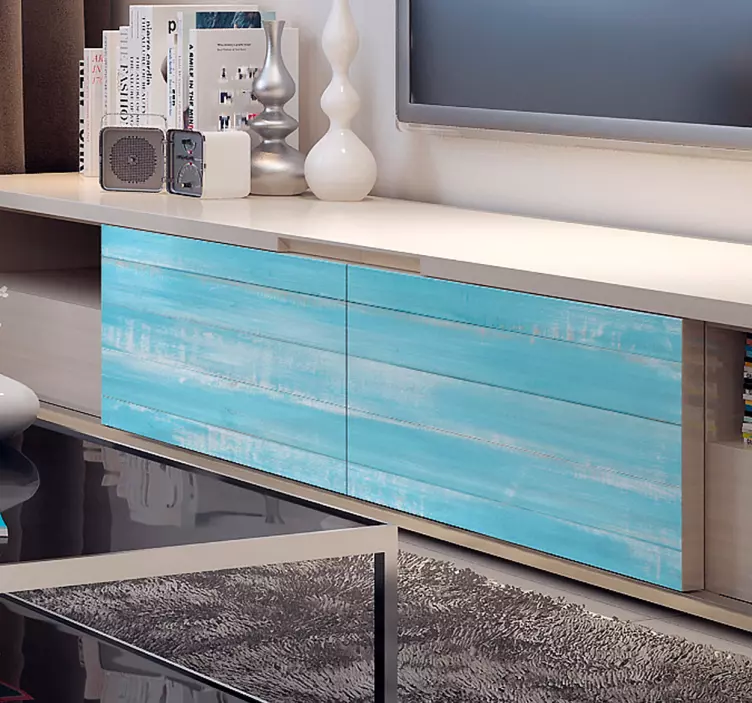 Wood Effect Furniture Decal - TenStickers