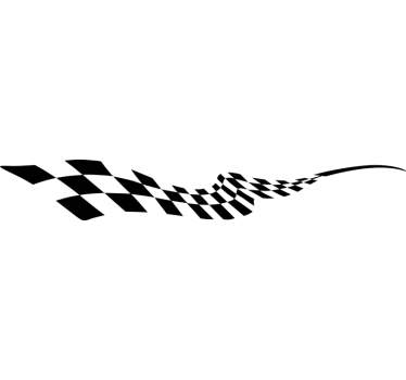 Racing blocks side caravan decal - TenStickers