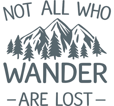 Nomad traveler quote caravan decal - TenStickers