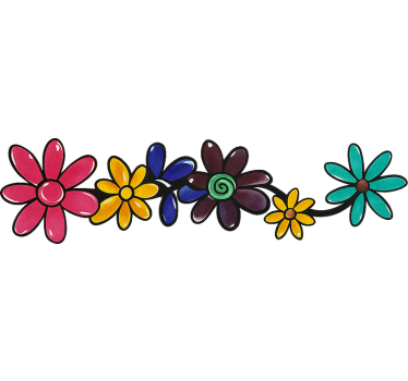 Car sticker floral vehicle wrap - TenStickers