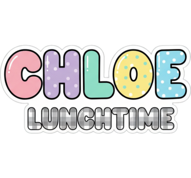 Sticker illustration custom playful lettering labels - TenStickers