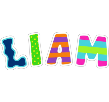 Sticker illustration custom funky typography - TenStickers