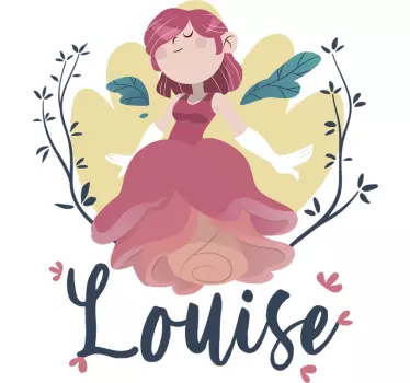 Fairy Princess Theme kid's sticker - TenStickers