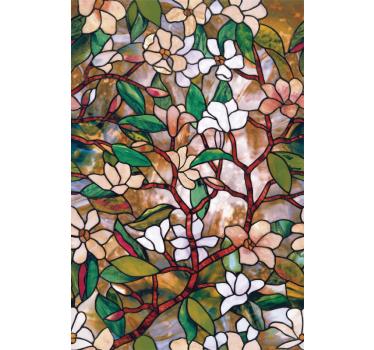 Stained glass  film window decal - TenStickers